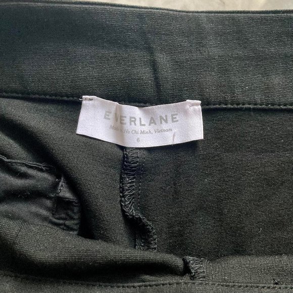 Everlane The Stretch Ponte Skinny Pant in Black - Picture 4 of 6